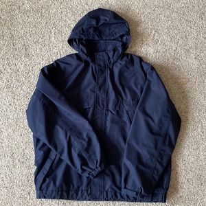 Eddie Bauer men’s WeatherEdge two-layered shell windbreaker.